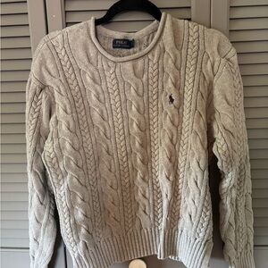 Ralph Lauren Cable Knit Sweater - Cream